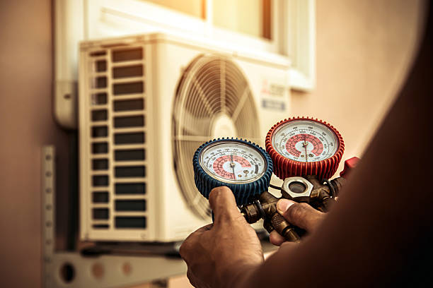 Professional Ductwork Repair technician working in Oak Hill, OH